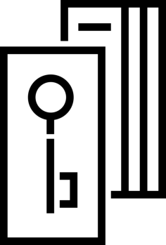 Door Key Stencil Svg Design File, Free Vectors File